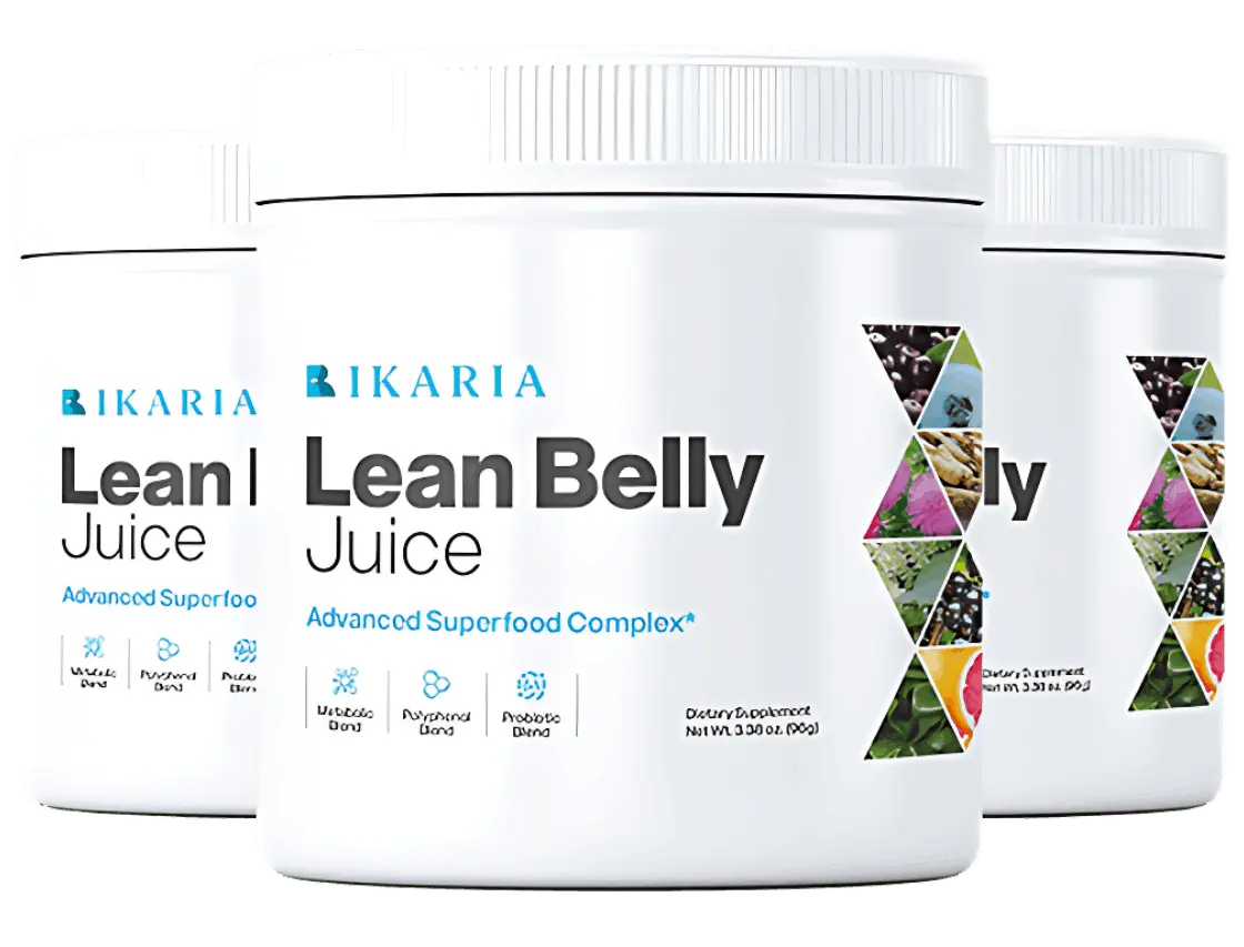 Ikaria Juice official website powder drink mix bottles